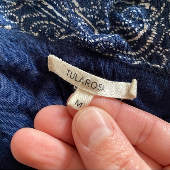 TULAROSA x REVOLVE Nashville Blue Print High Low Dress M - Picture 5 of 6